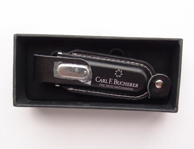 皮套U盤—寶齊萊制表公司定制U盤禮品 皮套U盤定制廠家