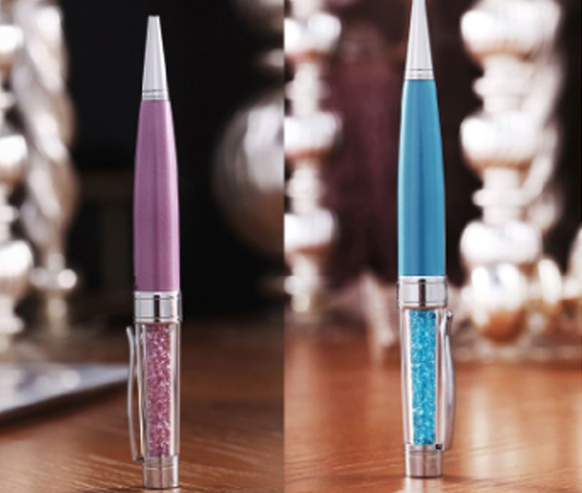 施華洛世奇筆式U盤,水晶U盤,商務U盤