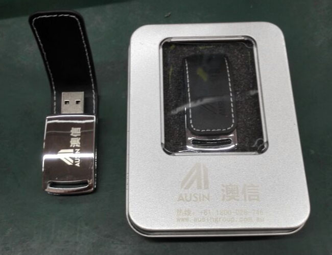 澳信集團U盤,皮套U盤,皮革U盤