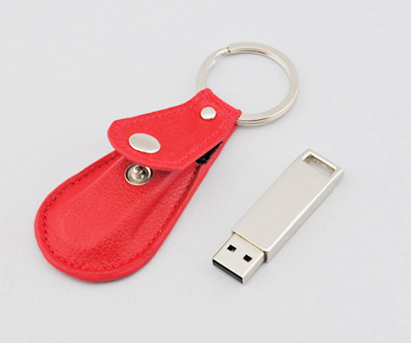 新款個性小皮包U盤禮品 時尚掛飾金屬優盤廠家 個性小皮包U盤定制廠家