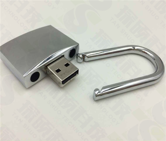  全金屬鎖頭U盤—國外禮品公司開模定制鎖頭U盤禮品   全金屬鎖頭U盤定做工廠