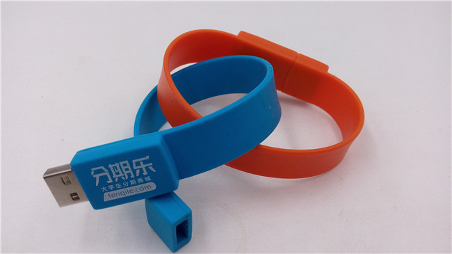 時尚手挽U盤,裝飾品禮品U盤,手環U盤禮品,綠色手環usb定制
