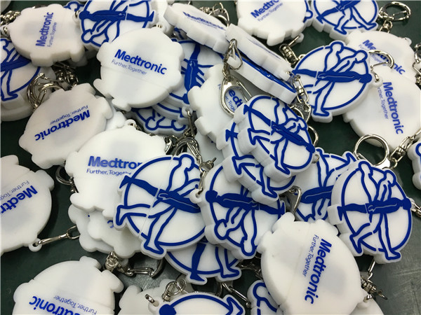 美國美敦力公司定做PVC促銷贈品U盤