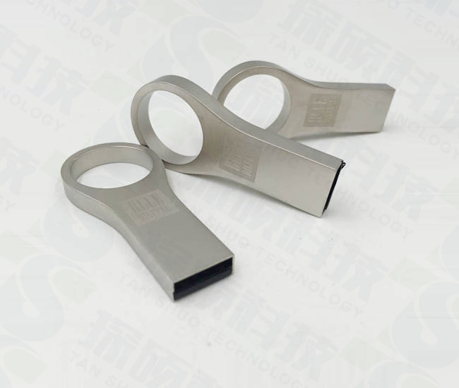迷你金屬U盤,防水防震禮品U盤,金屬鑰匙扣U盤定制